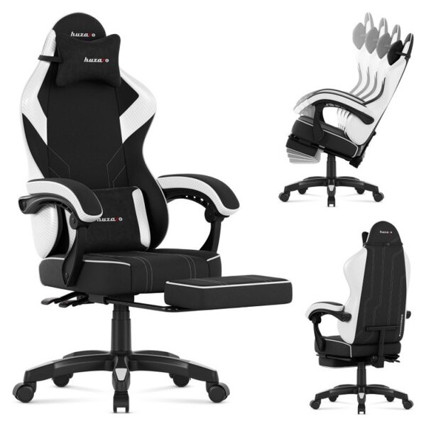 Herná stolička Force 3.7 White Carbon