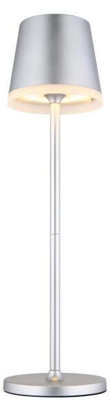 Globo 36637SM - LED Solárne svietidlo LED/0,6W/3V 3000K IP44 matný chróm