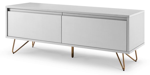 NÍZKA KOMODA, biela, 120/45/40 cm Livetastic - Online Only drobný nábytok, Online Only