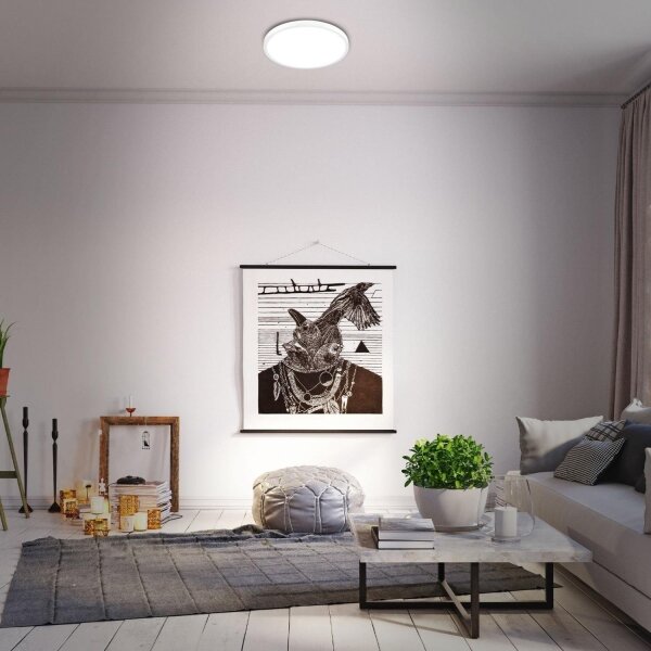 Briloner 3709-016 - LED RGBW Stm. stropné svietidlo LED/22W/230V biela + DO