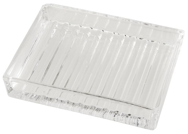 Sklenená mydelnička Clear