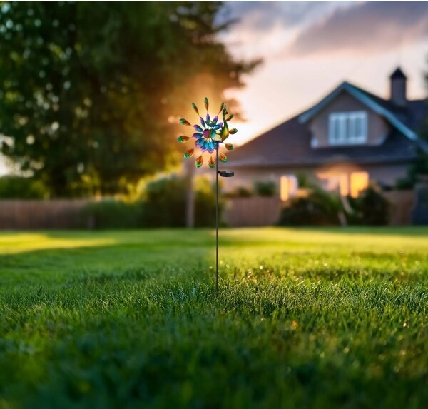 Globo 36017 - LED Solárna dekorácia LED/0,06W/3V IP44 páv