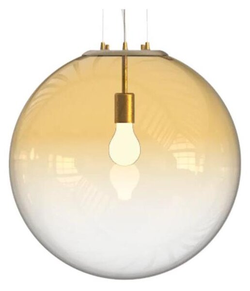Ideal Lux - Luster na lanku MAPA 1xE27/42W/230V pr. 50 cm zlatá/dymová