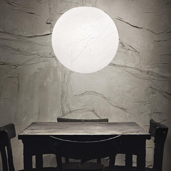 Ideal Lux - Luster na lanku CARTA 1xE27/25W/230V pr. 40 cm biela