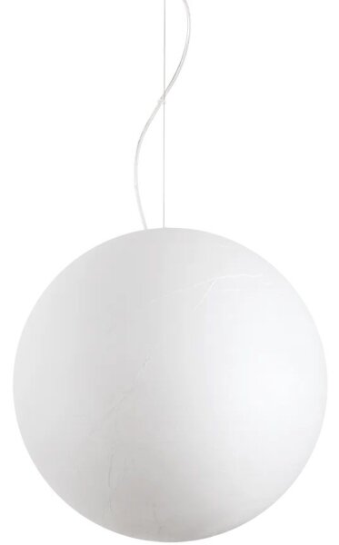 Ideal Lux - Luster na lanku CARTA 1xE27/25W/230V pr. 50 cm biela
