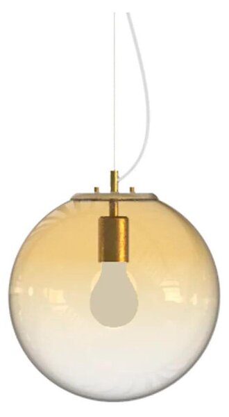 Ideal Lux - Luster na lanku MAPA 1xE27/42W/230V pr. 30 cm zlatá/dymová