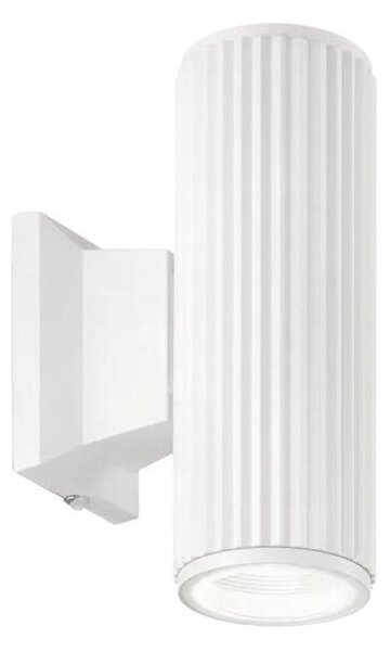 Ideal Lux - Vonkajšie nástenné svietidlo BASE 2xGU10/28W/230V IP44 biela