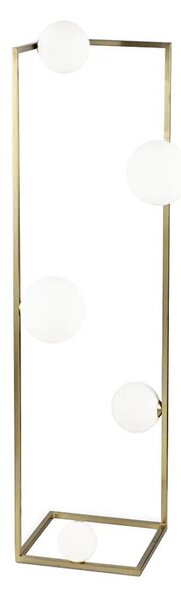 Ideal Lux - LED Stojacia lampa ANGOLO 5xG9/3W/230V mosadz