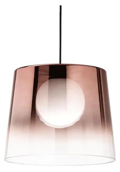 Ideal Lux - LED Luster na lanku FADE 1xG9/3W/230V pr. 27,3 cm meď/dymová