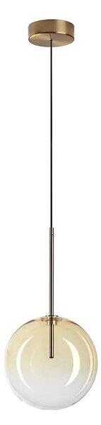 Ideal Lux - LED Luster na lanku EQUINOXE 1xG4/2W/230V pr. 20 cm mosadz/dymová