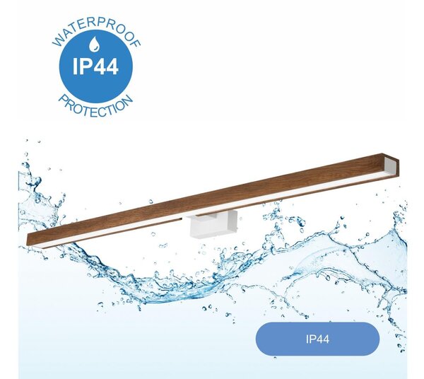 Brilagi-LED Kúpeľňové osvetlenie zrkadla WOODY MIRROR LED/15W/230V IP44 dub/biela