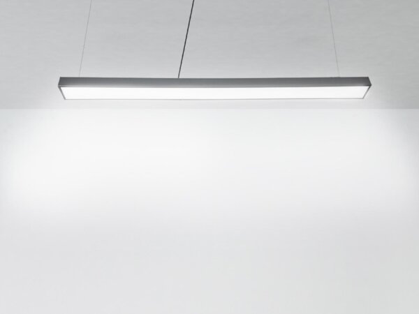 LED Luster na lanku LED/32W/230V 4000K pr. 120 cm čierna
