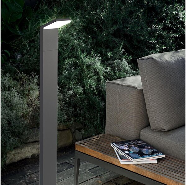 Ideal Lux - LED Vonkajšia lampa STYLE LED/8,5W/230V 4000K 100 cm CRI 90 IP54 antr