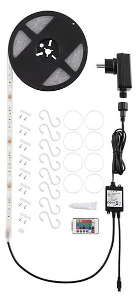 Eglo 32859 - LED RGB stmievateľný COB pás 5 m LED/12W/230V 4000K IP44 s diaľkovým ovládačom