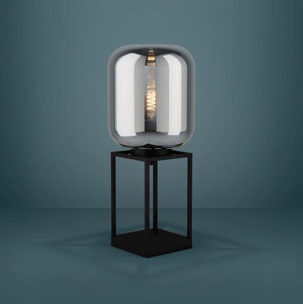 Eglo 39988 - Stolná lampa BULCIAGO 1xE27/40W/230V dymová