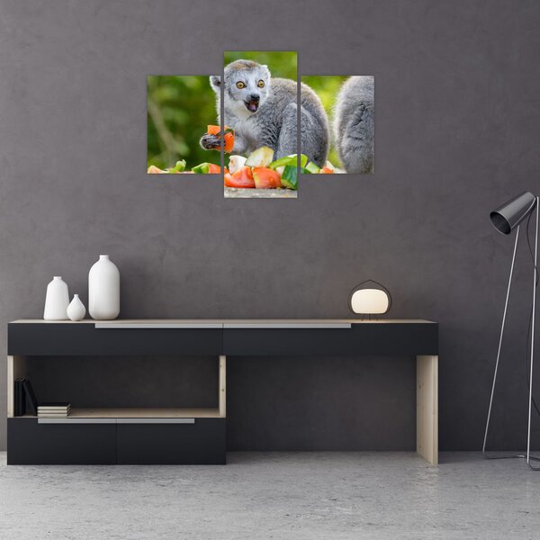 Obraz lemura (90x60 cm)
