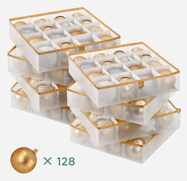 Set úložných boxov na vianočné gule RFB029A02 (2 ks)