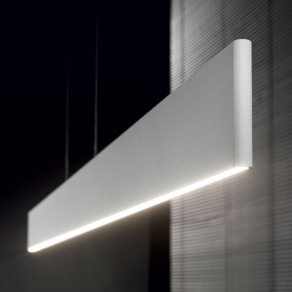 Ideal Lux - Závesný LED luster na lanku DESK ACCENT LED/36W/230V CRI 90 120 cm biela
