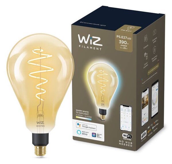LED Stmievateľná žiarovka VINTAGE PS160 E27/6,5W/230V 2000-5000K CRI 90 Wi-Fi -WiZ