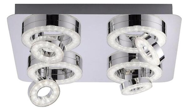 JUST LIGHT. 14662-17 - LED RGBW Stm. bodové svietidlo TIM 4xLED/5,9/230V + DO
