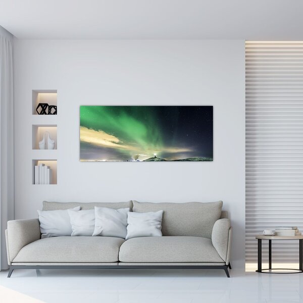 Obraz polárna žiara (120x50 cm)