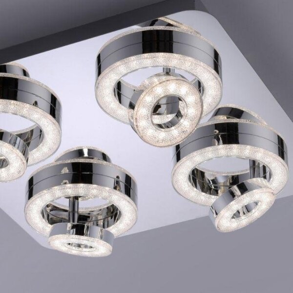 JUST LIGHT. 14662-17 - LED RGBW Stm. bodové svietidlo TIM 4xLED/5,9/230V + DO