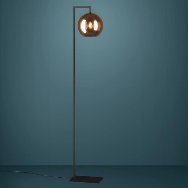 Eglo 390253 - Stojacia lampa CORDOBA 1xE27/40W/230V medená