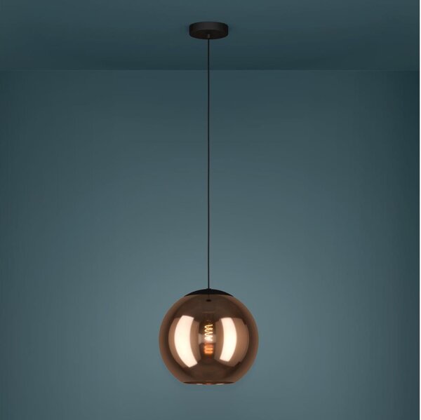 Eglo 390089 - Luster na lanku CORDOBA 1xE27/40W/230V medená