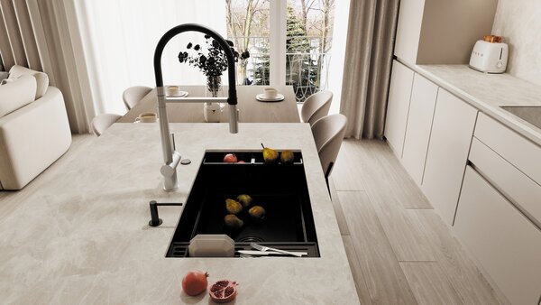 Deante Drez Magnetic granit - ZRM N10B, čierny
