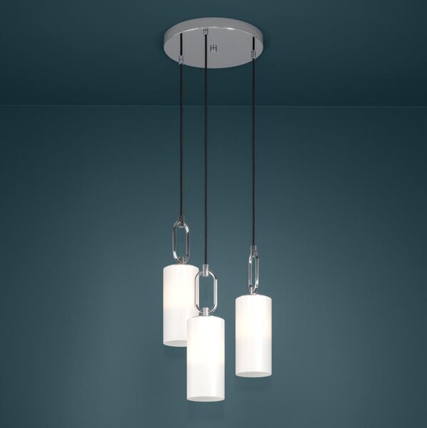 Eglo 390128 - Luster na lanku MAJANA 3xE27/40W/230V lesklý chróm