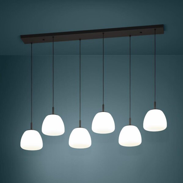 Eglo 390203 - Luster na lanku BALMES 6xE27/40W/230V