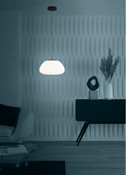 Eglo 390201 - Luster na lanku BALMES 1xE27/40W/230V