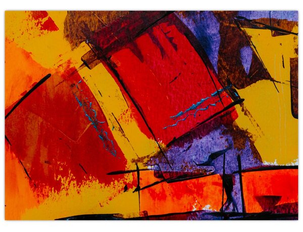Obraz abstrakcie (70x50 cm)