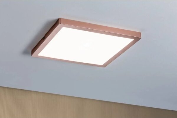 Paulmann 70941 - LED/20W Panel prisadený ATRIA 230V 4000K 30x30 cm rose gold