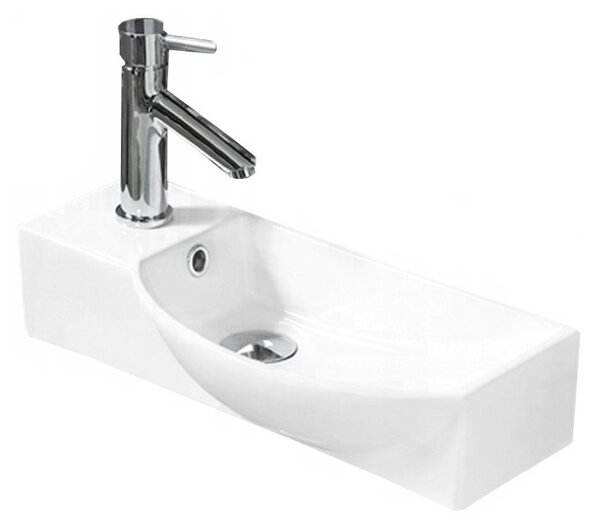 Mexen Hugo umývadlo na dosku pravé 50 x 23 cm biele - 21255000R