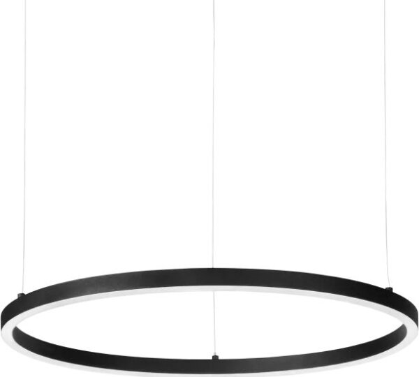 Ideal Lux - LED Stm. luster na lanku ORACLE S LED/28W/230V 4000K pr. 50 cm čierna