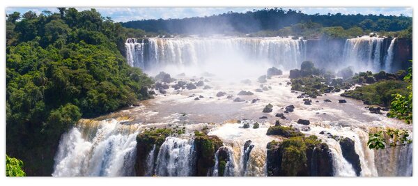 Obraz Iguassu vodopádov (120x50 cm)