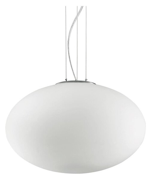 Ideal Lux - Luster na lanku CANDY 1xE27/42W/230V pr. 40 cm biela