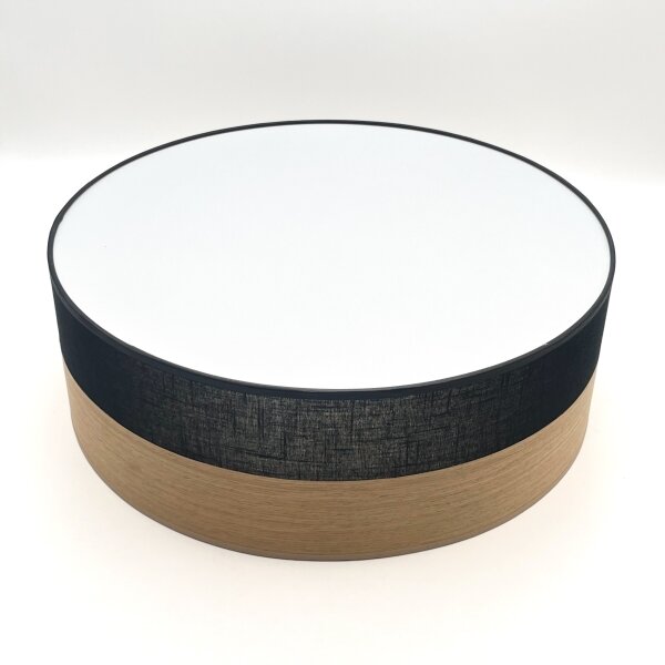 LED Stropné svietidlo SIRJA WOOD LED/36W/230V pr. 45 cm čierna/dub