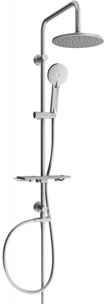 Mexen sprchový set T40 s hornou hlavicou 22 cm, grafitová, 798404093-66
