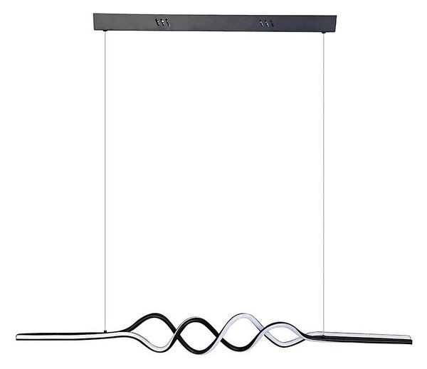 LED Luster na lanku ANCONA LED/36W/230V zlatá