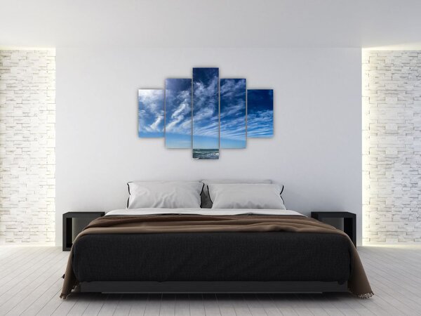Obraz oblohy s mraky (150x105 cm)