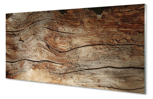 Sklenený obklad do kuchyne dreva board 100x50 cm