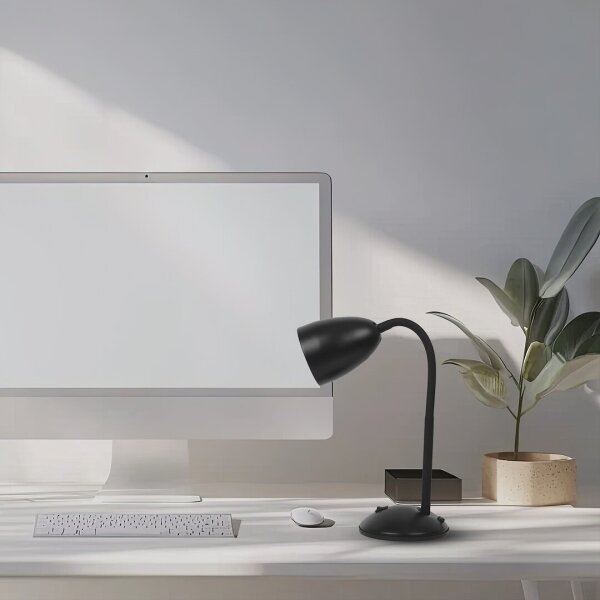 Stolná lampa LOGIC 1xE27/60W/230V čierna