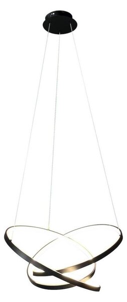 LED Luster na lanku EMPOLI LED/55W/230V čierna