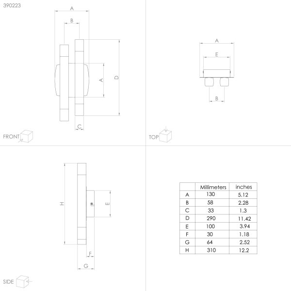 Eglo 390223 - LED Nástenné svietidlo ESTANTERIOS 4xLED/3,3W/230V 3000K