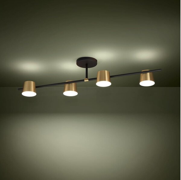 Eglo 39984 - LED Prisadený luster ALTAMIRA 4xGU10/4,6W/230V 3000K zlatá