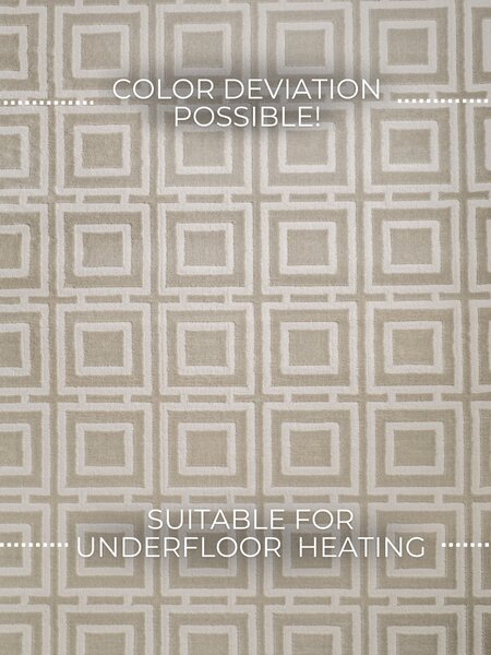 ELLE Decoration , Behúň Perles 106191 Cream z kolekcie Elle, 80x240, béžová, obývacia izba
