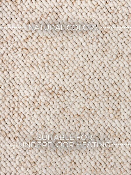 ELLE Decoration , DOPREDAJ: 80x240 cm Běhoun Wolly Ultra 106228 Cream z kolekce Elle, 80x240, biela, obývacia izba