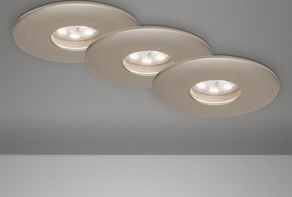 Briloner 7240-032 -SADA 3xLED Kúp. pod. sviet. ATTACH LED/1,8W/230V IP44 mat. chr